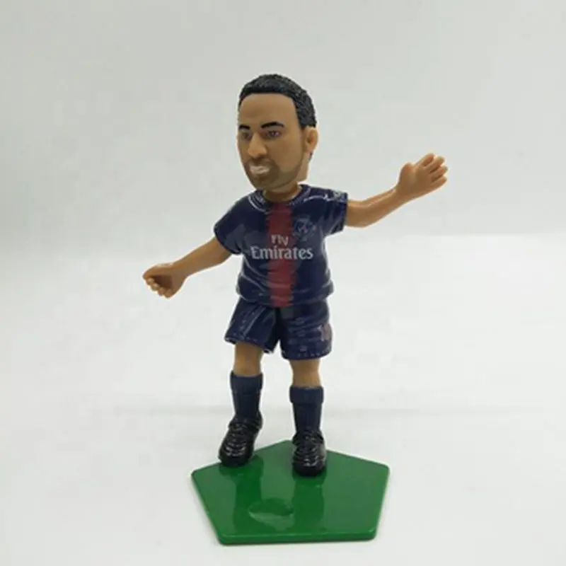 Bola de futebol de fábrica do oem, número 10, pele, plástico, figura de ação, brinquedos