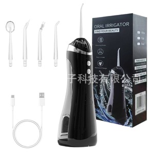 Irrigador Bucal Eléctrico Portátil Recargable, 300g, Negro, Blanco, Rosa, Azul, 15 Días de Duración de la Batería - Product Image 2