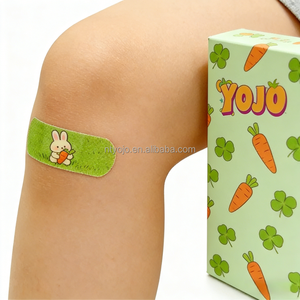 Pansements en lot familial personnalisés avec logo, motifs de dessins animés mignons pour enfants, en tissu non tissé - Product Image 5
