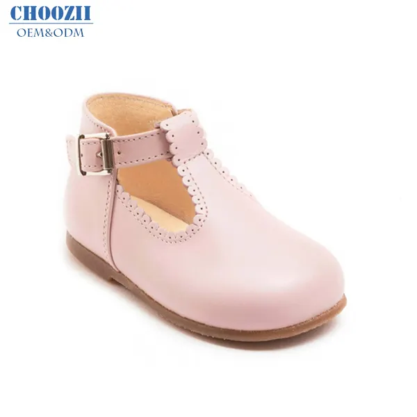 Latest Design Wholesale Hot T-bar Toddler Cute Girls Winter Dress Korean Top Fashion Boots Princess Kids Mary Jane Shoes 2019