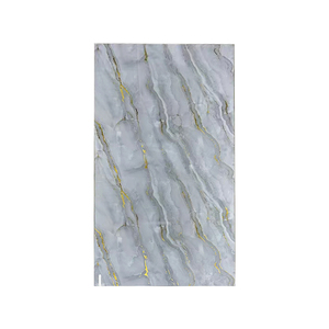 Panel de Pared <span class=keywords><strong>Interior</strong></span> de <span class=keywords><strong>Madera</strong></span> SPVC Moderno, Impermeable, Ignífugo, Ecológico, de Alto Brillo, <span class=keywords><strong>Imitación</strong></span> Mármol, Sin Costuras, para Baño - Product Image 6
