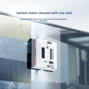 <span class=keywords><strong>Robot</strong></span> inteligente para limpieza de ventanas rectangulares, sistema de pulverización de agua dual, planificación automática de rutas para superficies de vidrio del hogar - Product Image 3