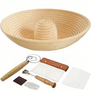 Handmade Natural Environment-friendly Fermented Rattan Basket for Kitchen <b>Storage</b> Delicate Laundry Style <b>Hamper</b> Flour Home Use - Product Image 1