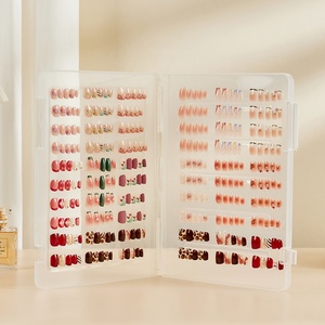 Boîte à ongles personnalisable créative, boîte d'emballage pour ongles à presser amovibles, boîte de rangement pour ongles pour la maison - Product Image 1