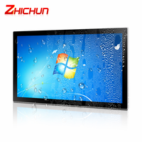 ZHICHUN PC Todo en Uno con Pantalla Táctil para Uso Comercial, Negro, 1920x1080, Resistente al Agua, 16 GB de RAM, 512 GB, Intel Core I5, Computadora Industrial