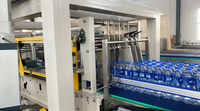 Ligne d'emballage automatique pour bouteilles d'eau minérale, canettes de soda, emballage sous film PE, machine d'emballage sous film rétractable