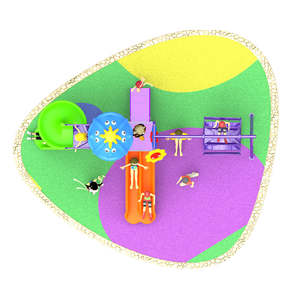 Juegos de Parque Infantil con Columpio y Tobogán para Niños de <span class=keywords><strong>Jardín</strong></span> de Infancia, Atractivos, a Prueba de Niños, Se Aceptan OEM y ODM, Equipos de Entretenimiento al Aire Libre - Product Image 2