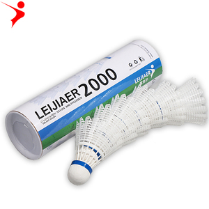 LEIJIAER2000 6 Pcs/Set Professional Training Nylon FeatherOutdoor Sports <span class=keywords><strong>Badminton</strong></span> Accessories Durable <span class=keywords><strong>Badminton</strong></span> - Product Image 4