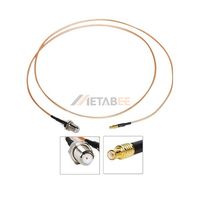 Cable Recto con Conector MCX a F, Tipo Hembra y Macho