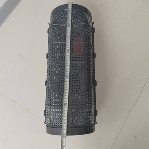 Cage à anguilles en plastique en gros, <span class=keywords><strong>panier</strong></span> de pêche réutilisable pour anguilles, loches, crevettes, écrevisses, matériel de pêche en rivière et en étang - Product Image 3
