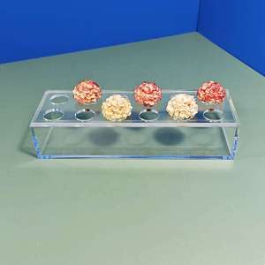 Caja de flores acrílicas rectangulares de flores secas rosas preservadas impermeables al por mayor caja de flores acrílicas rosas de lujo transparente de alta calidad - Product Image 4