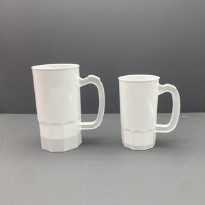 Vente en gros de mugs à bière en plastique, verres à pinte en PP de qualité alimentaire avec poignée, gobelets promotionnels - Product Image 2