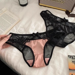 Culottes sexy en dentelle, taille basse, respirantes, avec nœud papillon féminin, pures et séduisantes, culottes de luxe léger pour femmes - Product Image 2