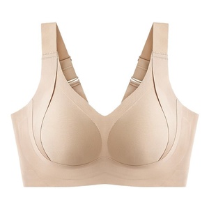 Seamless Underwear Women's Large <strong>Breast</strong> Smaller Bra Anti-sagging Full Cup Gather Extra <strong>Breast</strong> European American Style Plus Bra - Product Image 1