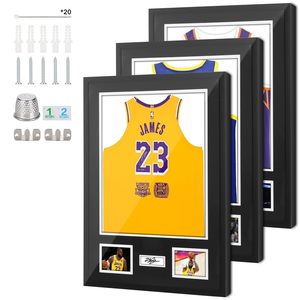 Marco de camiseta Marco de jersey con ranuras <span class=keywords><strong>para</strong></span> fotos Exhibición de fotos <span class=keywords><strong>para</strong></span> fútbol Baloncesto Jersey Marco de exhibición - Product Image 2