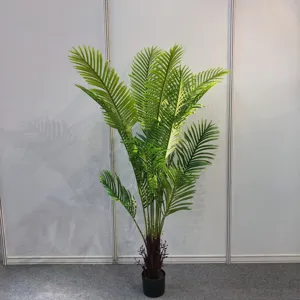 160cm H Potted Artificial Palm Tree Artificial Areca Palm Tree Faux Palm Tree Home and Office Indoor Decoration