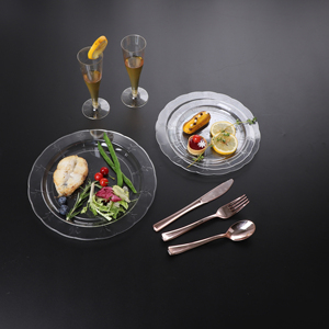 จานพลาสติกแบบใช้แล้วทิ้งสำหรับงานปาร์ตี้อาหารงานแต่งงานพุดดิ้ง - Product Image 2