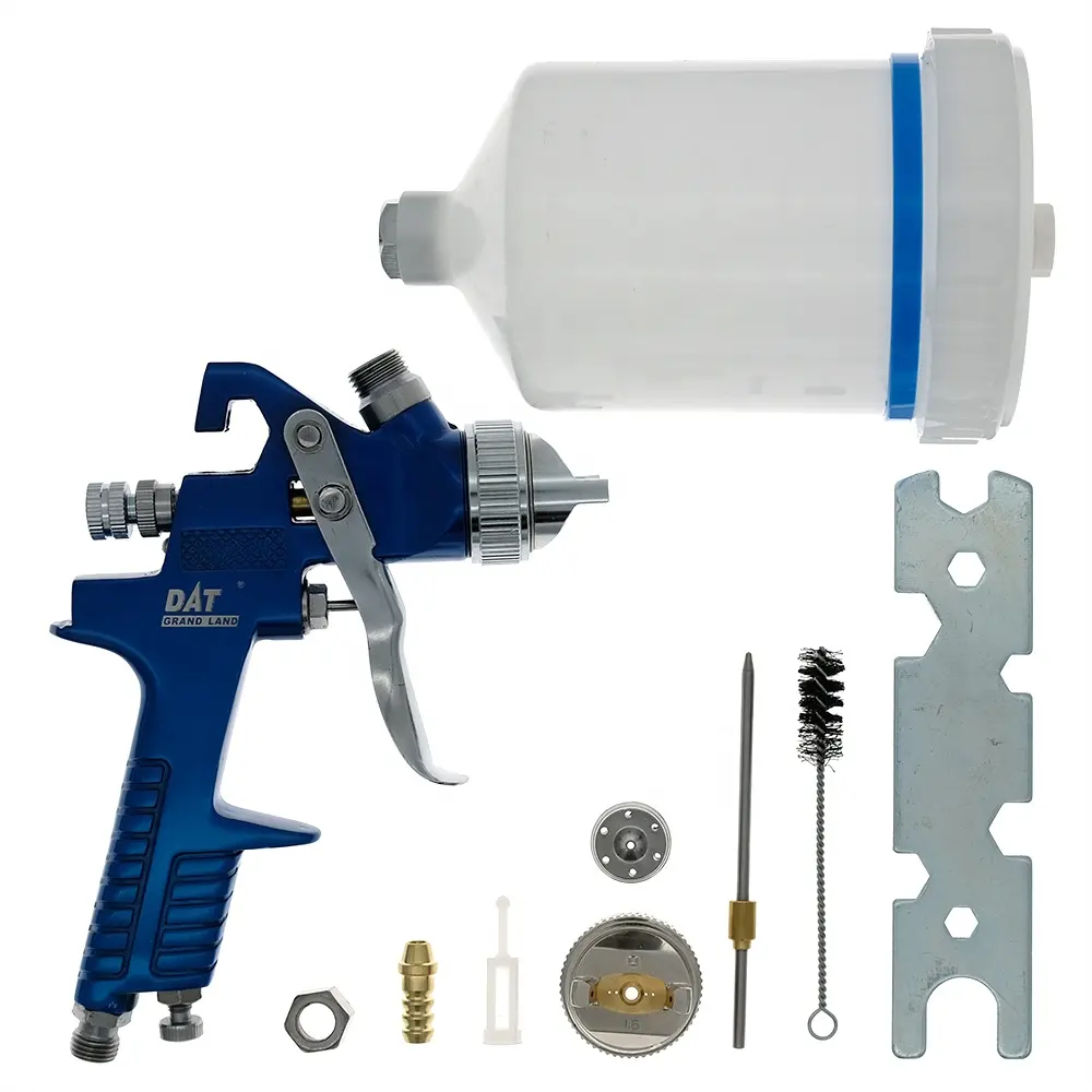 H-827 HVLP Pneumatic Cars Painting Tools mit Strengthen Cup Nozzle Size 1.4mm 1.6mm HVLP Spray Gun