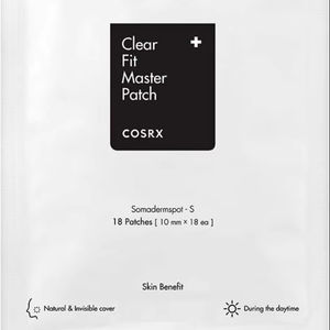 COSRX クリアフィット マスターパッチ 18枚入り |   ニキビや吹き出物のための治癒パッチ |   ハイドロコロイド包帯 - Product Image 1