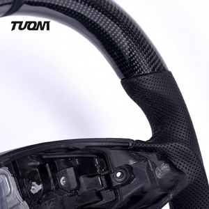 Volante de fibra de carbono para Mercedes Benz, modelo W126, S500, A180, ML350, GLS, <span class=keywords><strong>350D</strong></span>, X166, GLK, W118, S320, GTS, W204 - Product Image 3