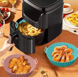 <strong>Cheap</strong> 8 Inch 16 Cm Reusable Air Fryer Food Safe <strong>Airfryer</strong> Silicone Pot Basket Liner Air Fryer Silicone Pot for Air Fryer - Product Image 1