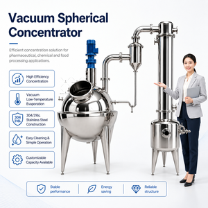 Évaporateur sphérique Ace avec agitateur à grattoir pour la concentration de sauces, de sauce soja et d'extrait de levure - Product Image 3