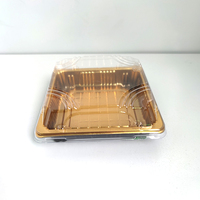 JY-81201 Einweg-quadratische Verpackung Sushi-Tablett mit Deckel Kunststoff Takeout Lebensmittel behälter Verpackungs box