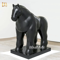 Ideal Arts Hand Cared Decoración moderna para exteriores Artesanía de metal Bronce Desnudo Mujer gorda y escultura de toro de Botero