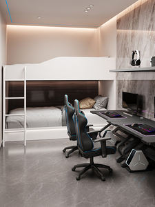 Современная двухъярусная кровать-капсула для общежития, высокая и низкая, из экологически чистого дерева, для спальни, гостиной и использования в отелях - Product Image 4