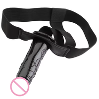 Consolador con correa hueca para hombres y mujeres, pene Artificial, extensión de pene realista, Juguetes sexuales, cinturón de arnés con correa, consolador portátil