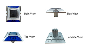 <span class=keywords><strong>Reflector</strong></span> Solar <span class=keywords><strong>Led</strong></span> de aluminio para carretera - Product Image 3