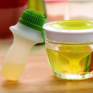 <b>Essential</b> Silicone Travel Olive <b>Oil</b> Bottle Brush <b>Sets</b> - Product Image 5