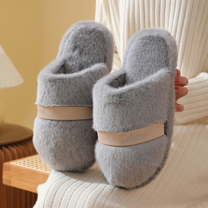 Custom Private Label Lightweight Soft <b>Slippers</b> Winter Lace Bow Non-slip Embroidered Logo for Home Use Spring - Product Image 3