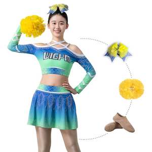 Nouveaux vêtements d'événement de pom-pom girl personnalisés par OEM technologie de coupe stéréoscopique d'impression numérique de conception améliorée pour les adultes unisexes - Product Image 1