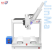 Robot de distribution de colle de bureau à double station avec moteur, boîte de vitesses, pompe 220V, garantie 1 an, distributeur d'adhésif programmable