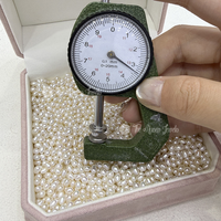 Perles de riz d'eau douce naturelles Muses Jewels en promotion, 3mm-4mm, blanches, haute qualité, lustrées, pour la fabrication de bijoux