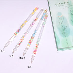 Style assorti toutes sortes <span class=keywords><strong>de</strong></span> stylo d'immersion en verre cadeau clair fait à la main en verre Signature verre à haute teneur en borosilicate cristal stylo d'immersion vintage - Product Image 6