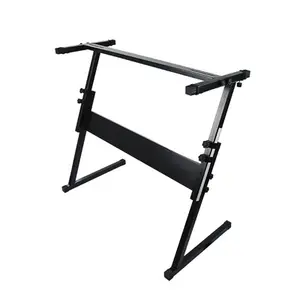 Wholesale durable heavy duty Z shape inclined electronic organ stand use for 54 61 key adult keyboard stand musical instrument