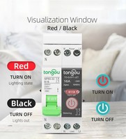 Disjoncteur intelligent TONGOU API TUYA 1P 63A sur rail DIN, commande à distance sans fil Zigbee pour maison intelligente
