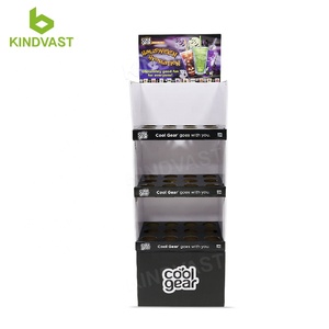 Vật liệu tái chế các tông sóng sàn hiển thị tùy chỉnh các tông trường hợp <span class=keywords><strong>Stacker</strong></span> hiển thị chai hiển thị - Product Image 4