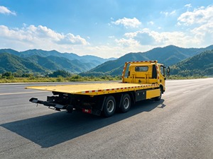 Nouveau camion de remorquage Foton Aumark 4x2 avec plateforme hydraulique coulissante, treuil de 6 tonnes, dépanneuse à plateau pour le sauvetage d'accidents routiers - Product Image 6