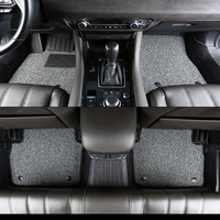 Tapis de sol de voiture en cuir TPE Ensemble de tapis de voiture pleine grandeur pour plateau Accessoires de voiture
