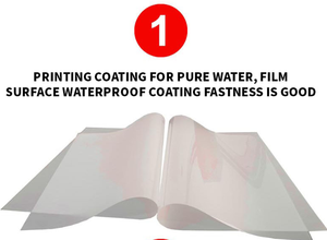 <span class=keywords><strong>Film</strong></span> pour animaux de compagnie 60CM * 100M Direct à Dtf 75U feuille de transfert de chauffage Dtf <span class=keywords><strong>Film</strong></span> t-shirt impression thermique A4/A3 emballage en plastique pour vêtements - Product Image 2