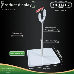 מעמד מתכוונן לגובה לתצוגה עבור בובת OB11 YMY, מעמד לבובת BJD בקנה מידה 1/12 ו-1/6 - Product Image 3