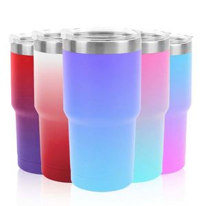Promotional 20oz 30oz Stainless Steel Drinkware Custom Color Sweat-Proof Body Tumbler Dishwasher Safe Vacuum Water <b>Bottles</b> - Product Image 3