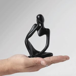 All'ingrosso all'ingrosso eco-friendly resina pensatore statua classico stile Rodin angelo decorazione per la casa su misura per i rivenditori e negozi di arredamento per la casa - Product Image 1