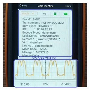 Szvoraus Mini Smart Remote <span class=keywords><strong>Car</strong></span> <span class=keywords><strong>Key</strong></span> 3 botones PCB <span class=keywords><strong>FOB</strong></span> con frecuencia de 315MHz Compatible con FCC ID KR55WK49333 ** - Product Image 5
