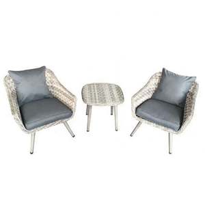 <span class=keywords><strong>Petit</strong></span> ensemble <span class=keywords><strong>de</strong></span> <span class=keywords><strong>jardin</strong></span> Winchester poly meubles extérieurs en rotin synthétique - Product Image 2