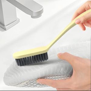 Non-Scratch Soft Bristle PP Cleaning <b>Brush</b> with Ergonomic Long Handle for Delicate Surfaces-Kitchen & Bathroom Household Use - Product Image 5