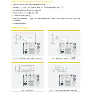 Testeur de rapport de transfert de transformateur multifonction haute précision Elecgene TCT-200F avec fonction CT et caractéristiques complètes, garantie 1 an - Product Image 4
